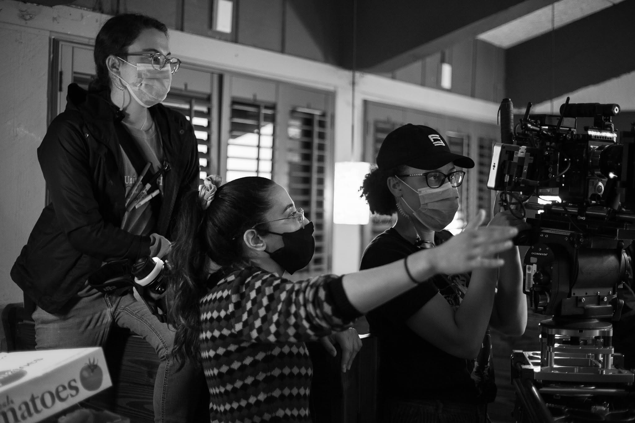 On set photograph